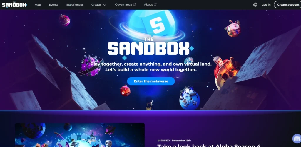 the sandbox mmorpg blockchain game